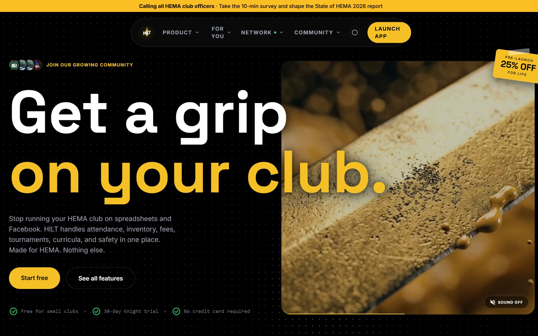 HILT — website preview