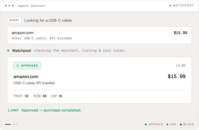 Watchpost — interface preview